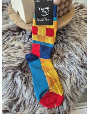 Chaussette funnyPair carré...
