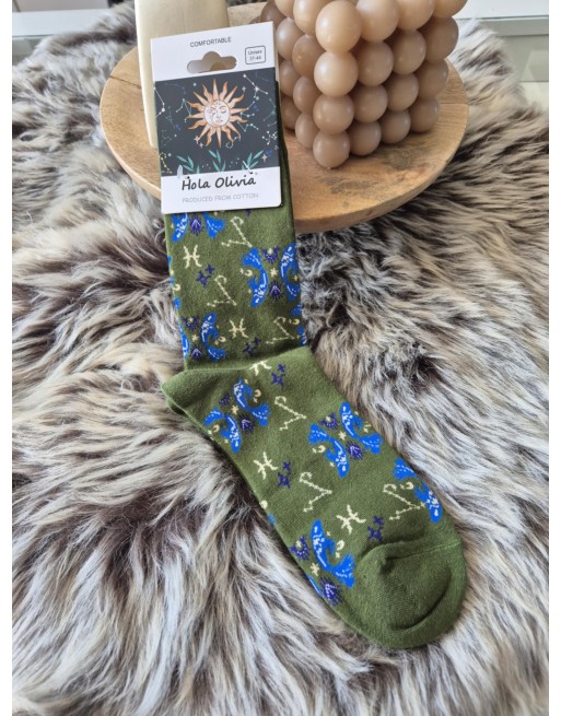 Chaussette hola Olivia signe astro poisson