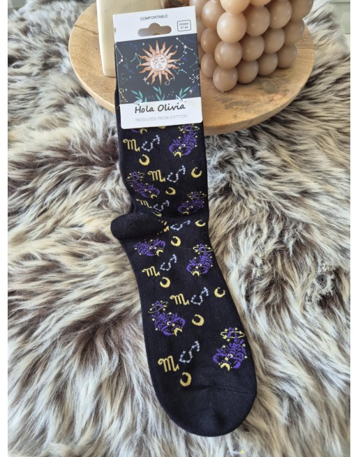 Chaussette hola Olivia signe astro scorpion
