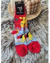 Chaussette funnyPair haute rouge robinet