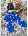 Chaussette funnyPair haute pensées