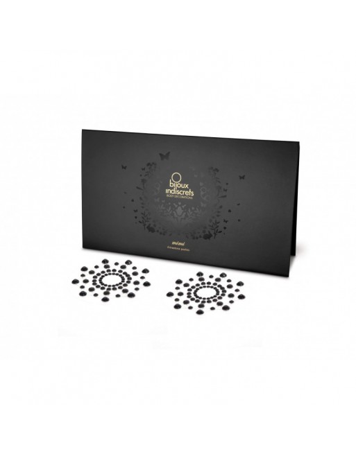 Mimi - Bijoux de seins Strass - Noir Mimi - Bijoux de seins Strass - Noir