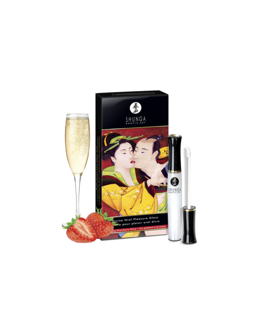 Gloss pour plaisir oral divin - Vin pétillant fraise Gloss pour plaisir oral divin - Vin pétillant fraise