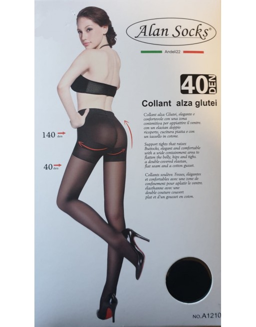Collant noir galbant