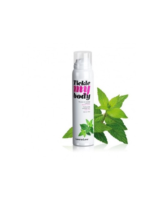 Mousse de massage crépitante Menthe - 150ML