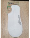 chaussette invisible en bamboo blanc