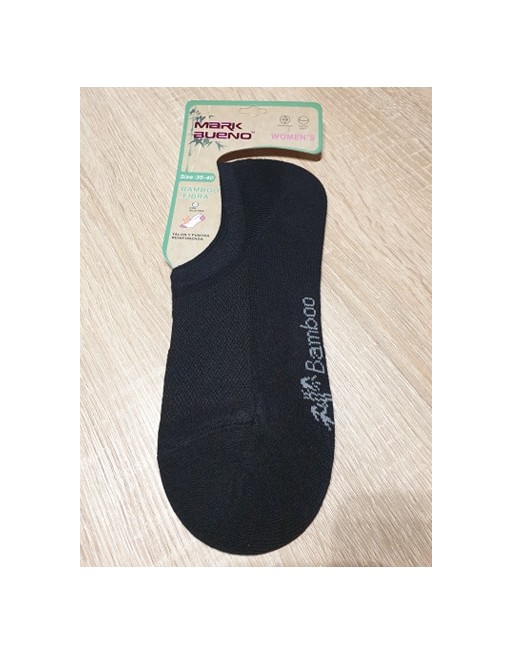 chaussette invisible en bamboo noir