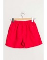 short de bain rouge