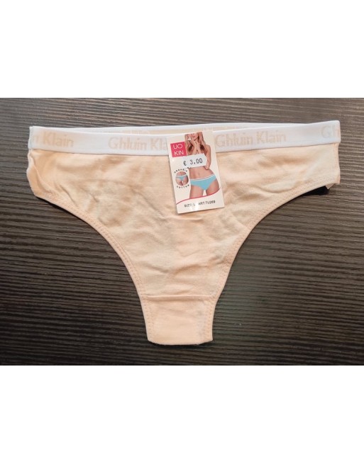 string en coton nude