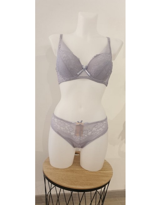 ensemble soutien-gorge C + culotte lavande