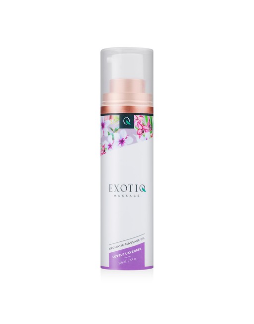 Huile de massage parfum agréable de lavande Exotiq - 100 ml