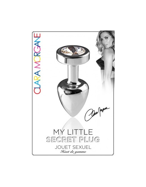 plug large clara morgane bijoux transparent