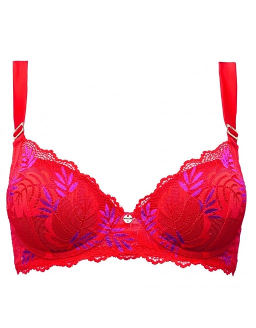 Lucy soutien-gorge à coques rouge Morgan