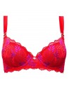 Lucy soutien-gorge à coques rouge Morgan