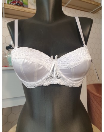 soutien-gorge à coque blanc...