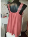 Top bretelle large en dentelle grande taille