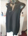 Top bretelle large en dentelle grande taille