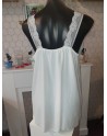 Top bretelle large en dentelle grande taille