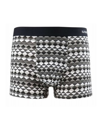 Boxer mosaïque triangle gris