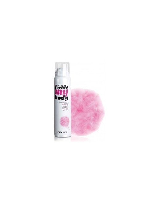 Mousse de massage à la Barbe à Papa Tickle My body - 150 ml