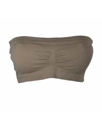 bandeau grande taille beige