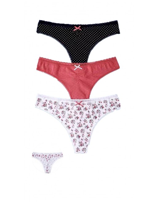 lot de 3 Strings en coton