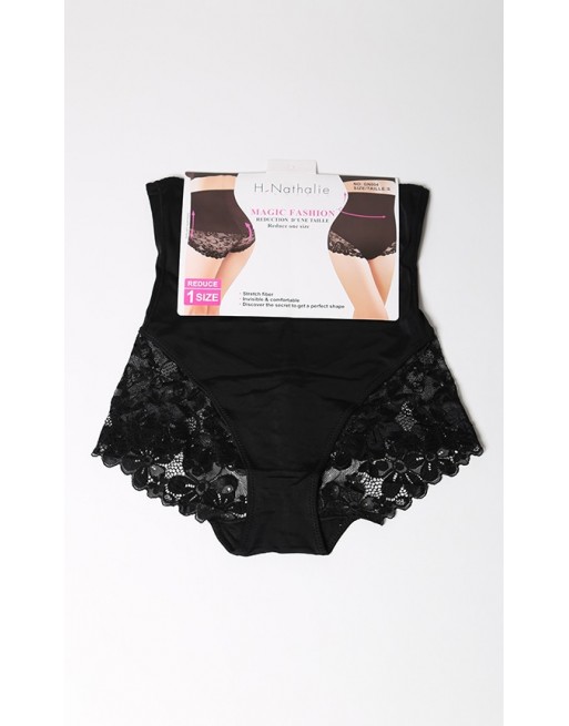 Culotte gainante dentelle noir