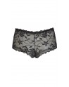 Boxer noir en dentelle