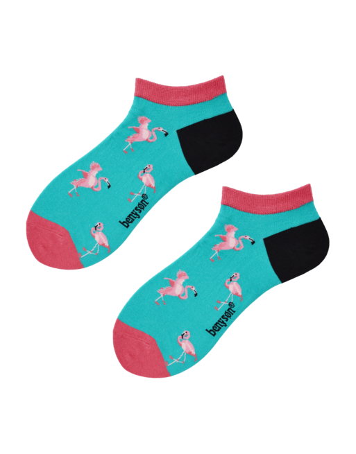 chaussette courte flamand rose Coton Bio