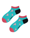 chaussette courte flamand rose Coton Bio