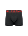 Boxer Homme en Coton GIANVAGLIA® Deluxe noir/rouge