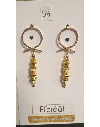 boucle d'oreille symétrique...