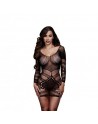 Baci - Robe sexy à manches longues - Noire