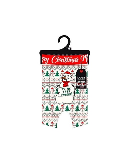 Boxer homme bonhomme de neige tu me fais fondre