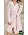 Peignoir femme phosporescent rose