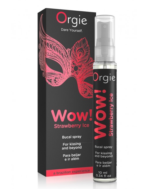 WOW Fraise Ice Spray bucal sexe oral