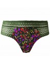 Shorty Vicky kaki fleuri de chez Morgan