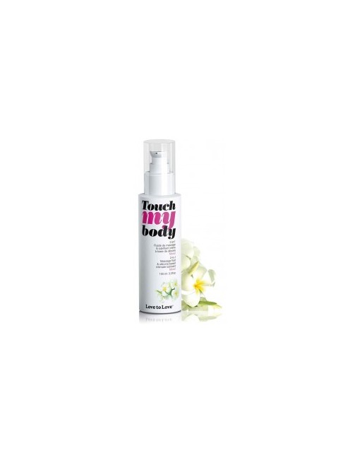 Massage + Lubrifiant Touch My Body Monoï - 100 ml