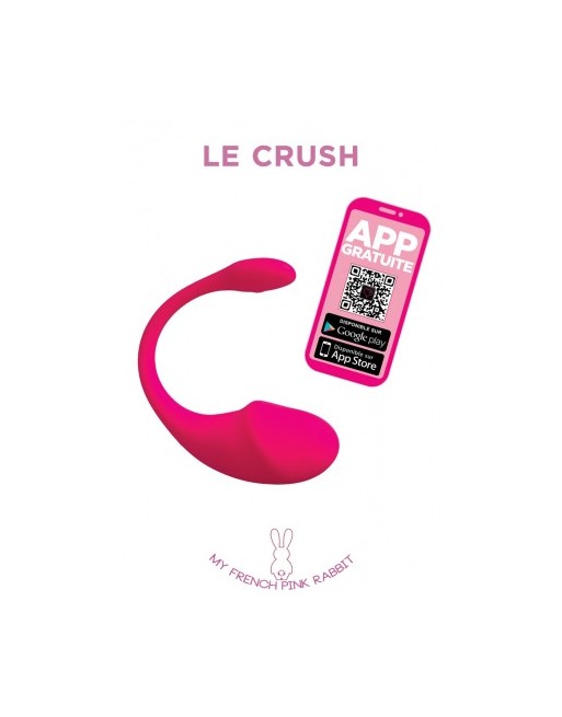 Le Crush Connexion Oeuf vibrant USB connecté bluetooth