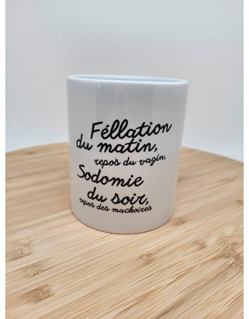 Mug Fellation du matin, repos du vagin,...