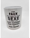 Mug C'est faux je ne pense pas qu'au sexe...