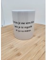 Mug parfois je me sens bête, puis je te regarde et ça va mieux.