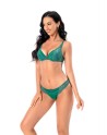 Ensemble soutien gorge + tanga vert bonnet B et C  push up