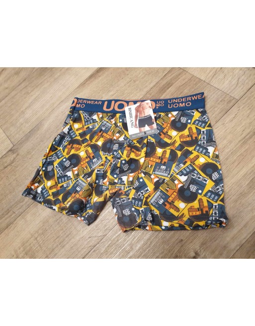 Boxer homme ville et vinylle petrol