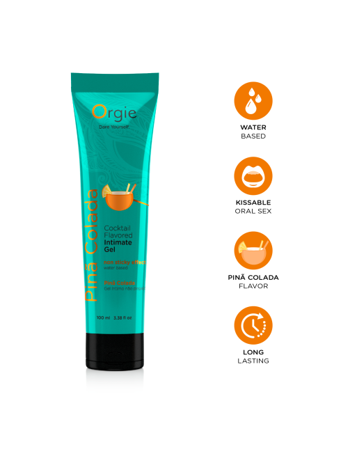 Lube Tube Cocktail Pina Colada lubrifiant base eau 100ml