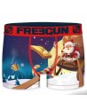 Boxer Freegun Père noel qui distribue des cadeaux