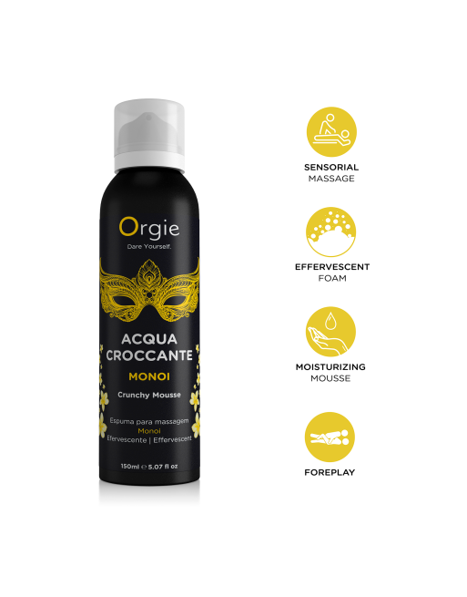 Orgie Acqua Croccante Massage mousse crépitante Monoï